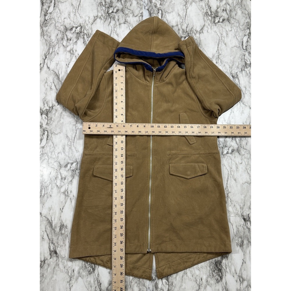 Uniqlo Undercover Full Zip Pocket Hoodie Sz XL (12) Boys Khaki (See Measurements - Picture 11 of 13